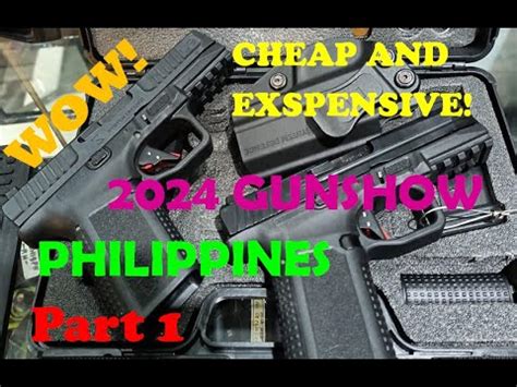 sm megamall gun show schedule 2024 tickets price philippines